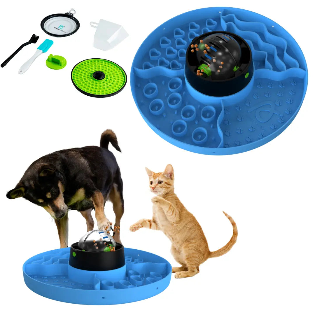 Multifunctional 8-in-1 Interactive Slow Feeder Snuffle Mat for Dogs and Cats