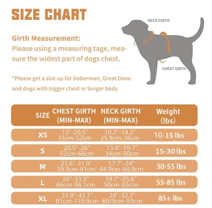 Auroth No-Pull Dog Harness with Safety Straps – Soft Padded Service Vest, Reflective and Adjustable, Easy On & Off – Perfect for Walking and Training, Suitable for Small, Medium, and Large Dogs