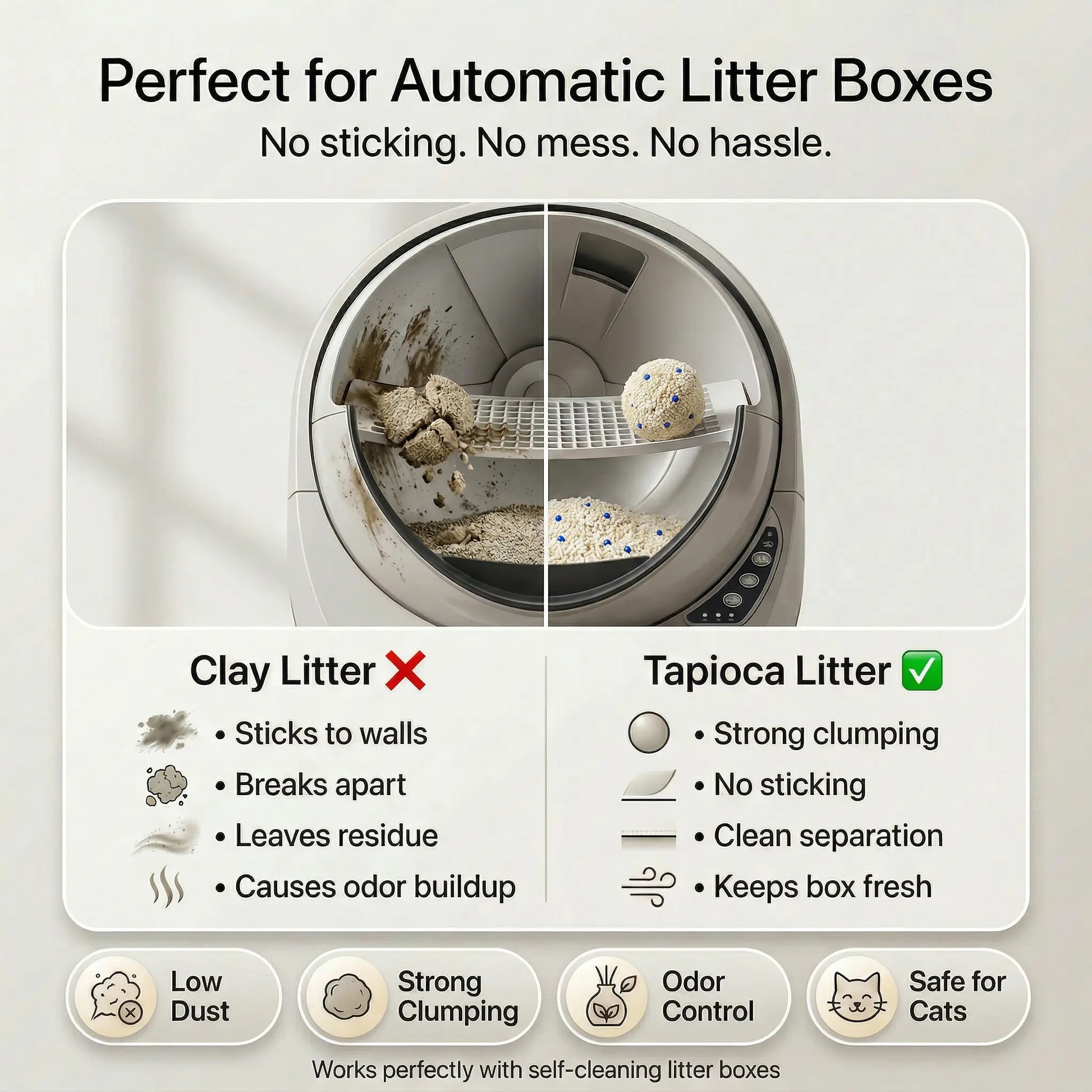 Moonforest Premium Clumping Tofu Cat Litter - Low Dust Formula for Optimal Feline Comfort