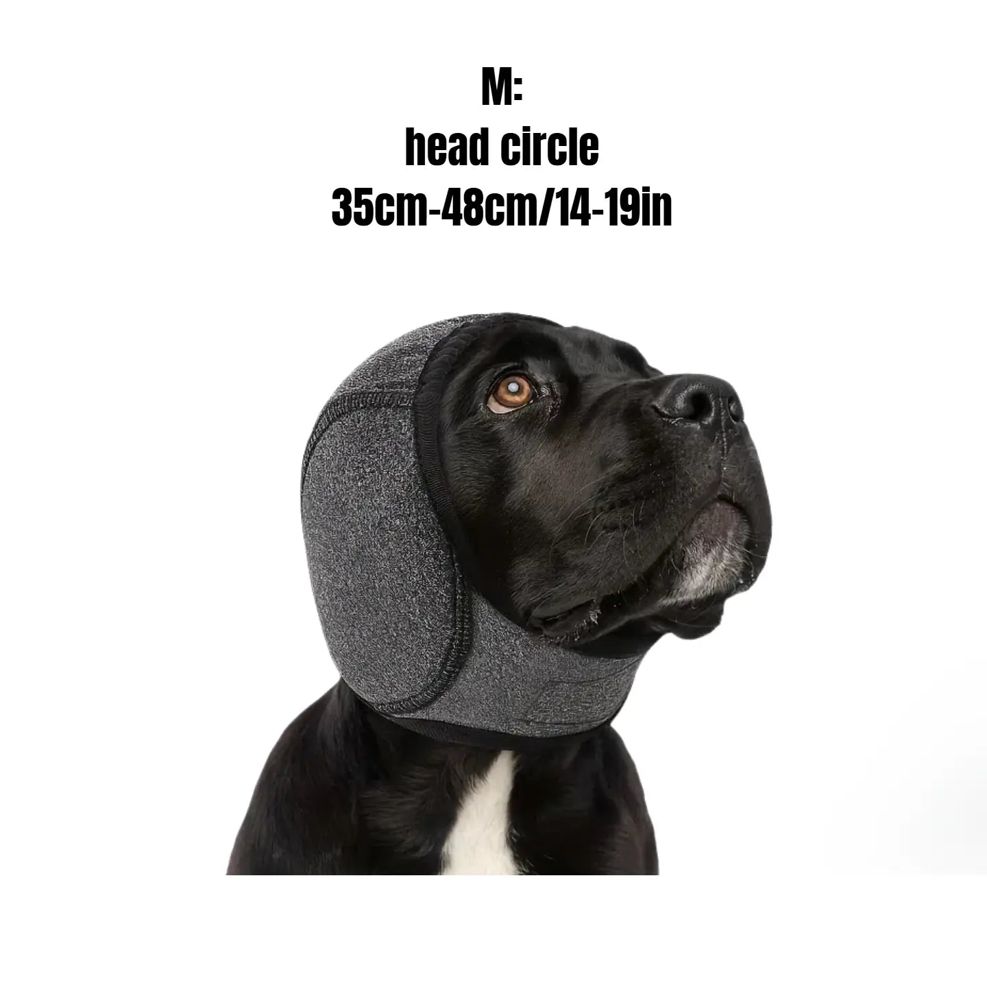 Dog Ear Protection Earmuffs and Bandana Set for Noise Reduction and Hearing Safety - Adjustable, Breathable Soft Material, Perfect for Swimming and Beach Activities