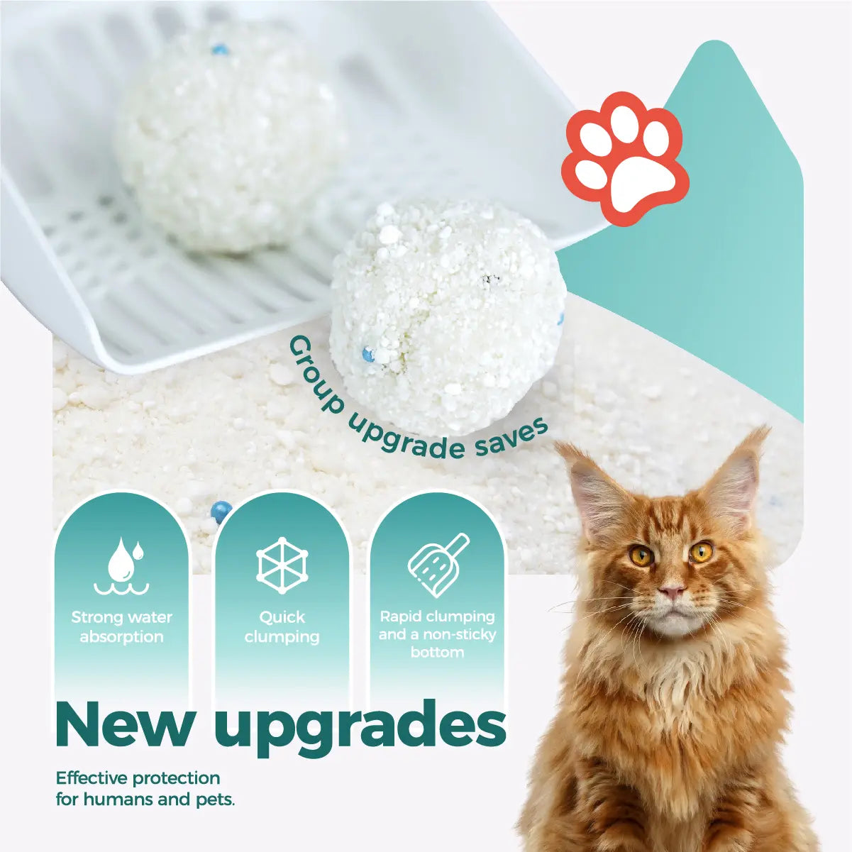 Moonforest Premium Clumping Tofu Cat Litter - Low Dust Formula for Optimal Feline Comfort