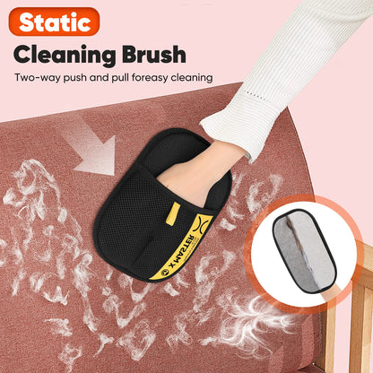Premium Electrostatic Pet Hair Removal Gloves for Cats and Dogs - Reusable Mitt for Effective Hair Removal on Furniture, Carpets, and Car Seats