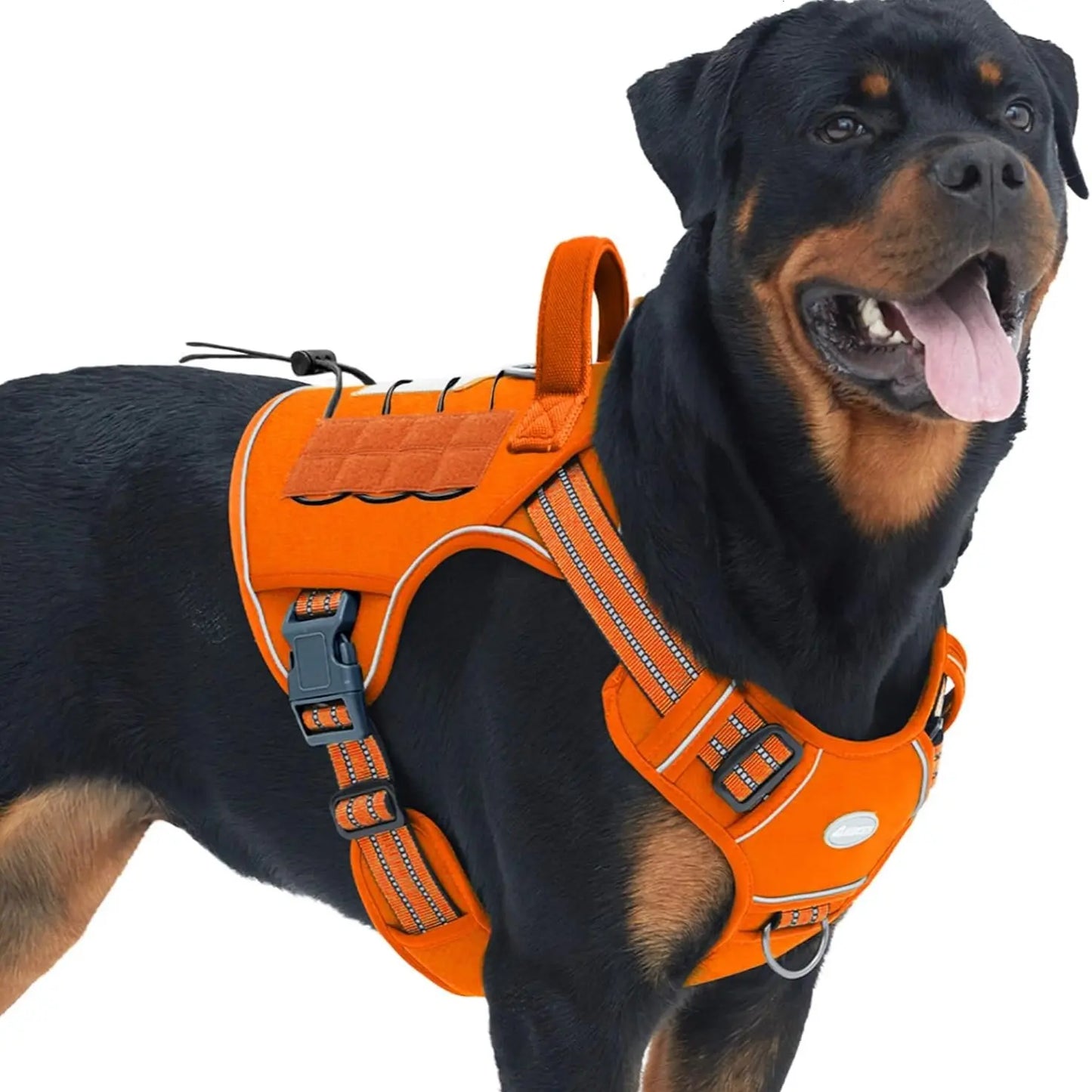 Auroth Tactical Dog Harness - Versatile Walking and Safety Harness for Small to Large Dogs, Durable and Reflective, Adjustable No-Pull Design, Ideal Pet Supplies