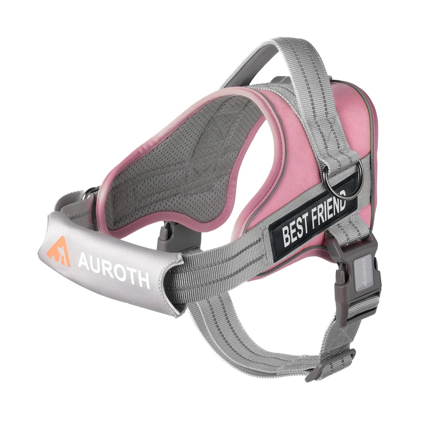 Auroth No-Pull Dog Harness with Safety Straps – Soft Padded Service Vest, Reflective and Adjustable, Easy On & Off – Perfect for Walking and Training, Suitable for Small, Medium, and Large Dogs