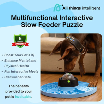 Multifunctional 8-in-1 Interactive Slow Feeder Snuffle Mat for Dogs and Cats
