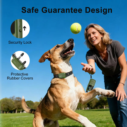 JUGBOW Remote Dog Training Collar - 4500FT Range, IPX8 Waterproof, 4 Training Modes, Rechargeable E-Collar for Behavior Correction