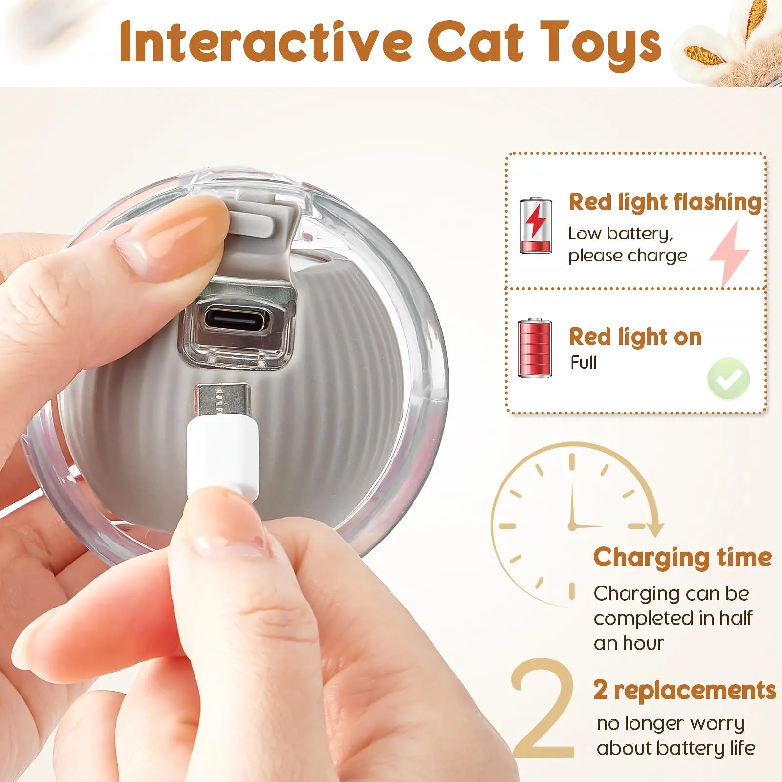 Interactive Cat Toy: Hide and Seek Game Mat with Automated Rolling Ball for Endless Indoor Fun