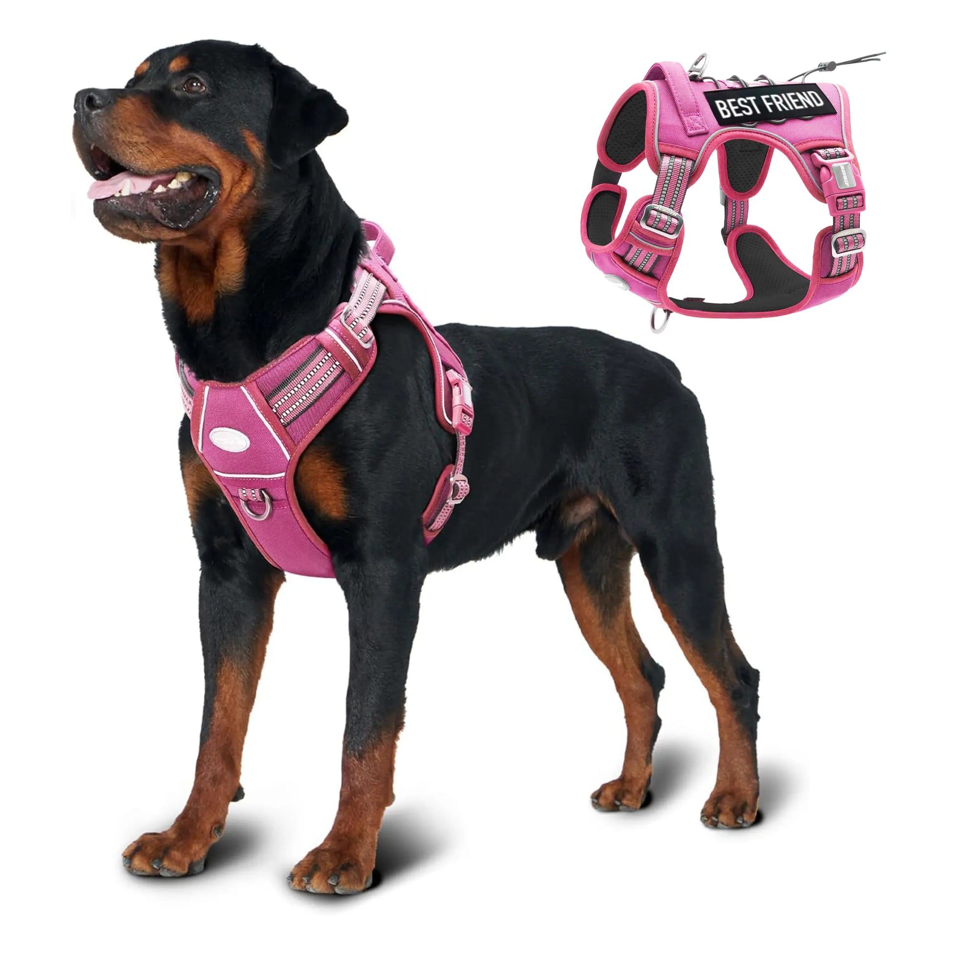 Auroth Tactical Dog Harness - Versatile Walking and Safety Harness for Small to Large Dogs, Durable and Reflective, Adjustable No-Pull Design, Ideal Pet Supplies