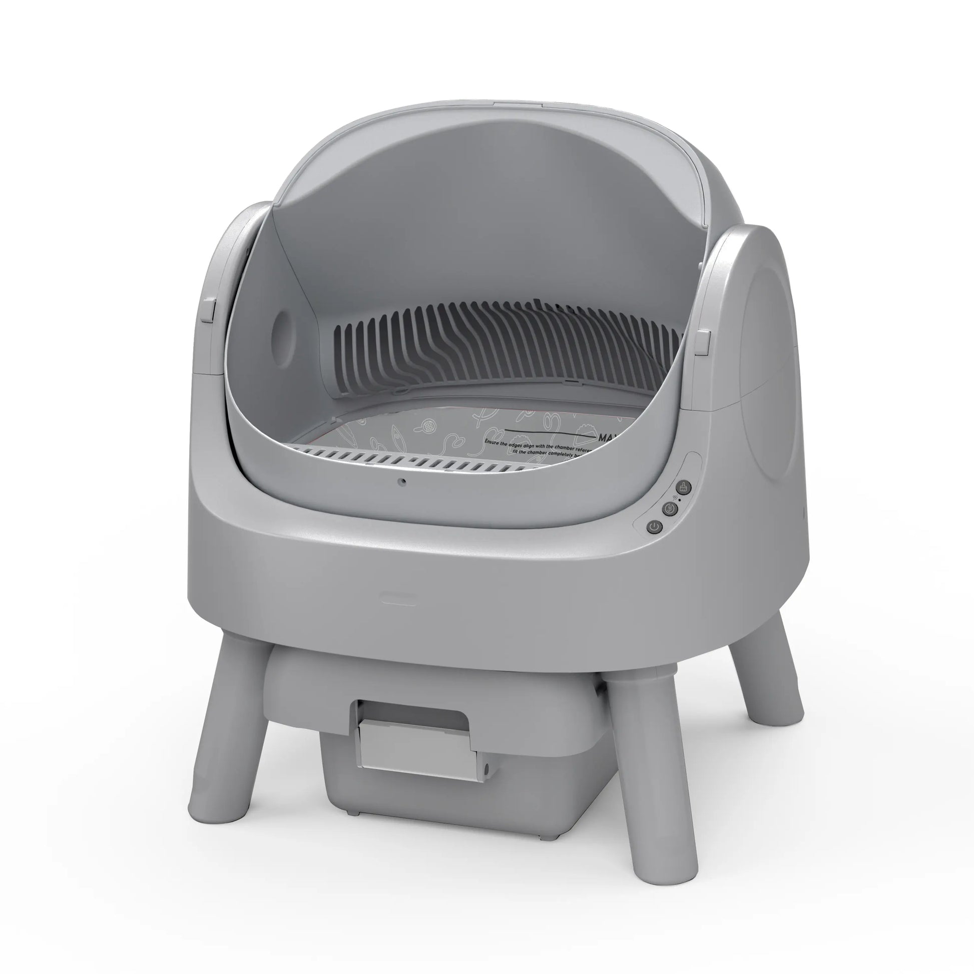 Petpivot Autoscooper 11 Open-Top Self-Cleaning Cat Litter Box with Odor-Free Waste Disposal and Included Trash Bags