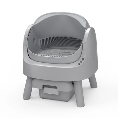 Petpivot Autoscooper 11 Open-Top Self-Cleaning Cat Litter Box with Odor-Free Waste Disposal and Included Trash Bags