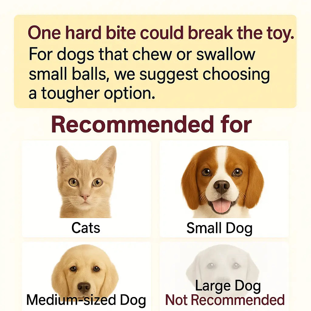 Mizusu Interactive Teaser Toy for Cats and Dogs with Dual Tails and Rolling Ball, Ideal for Kittens - Pet Supplies and Accessories