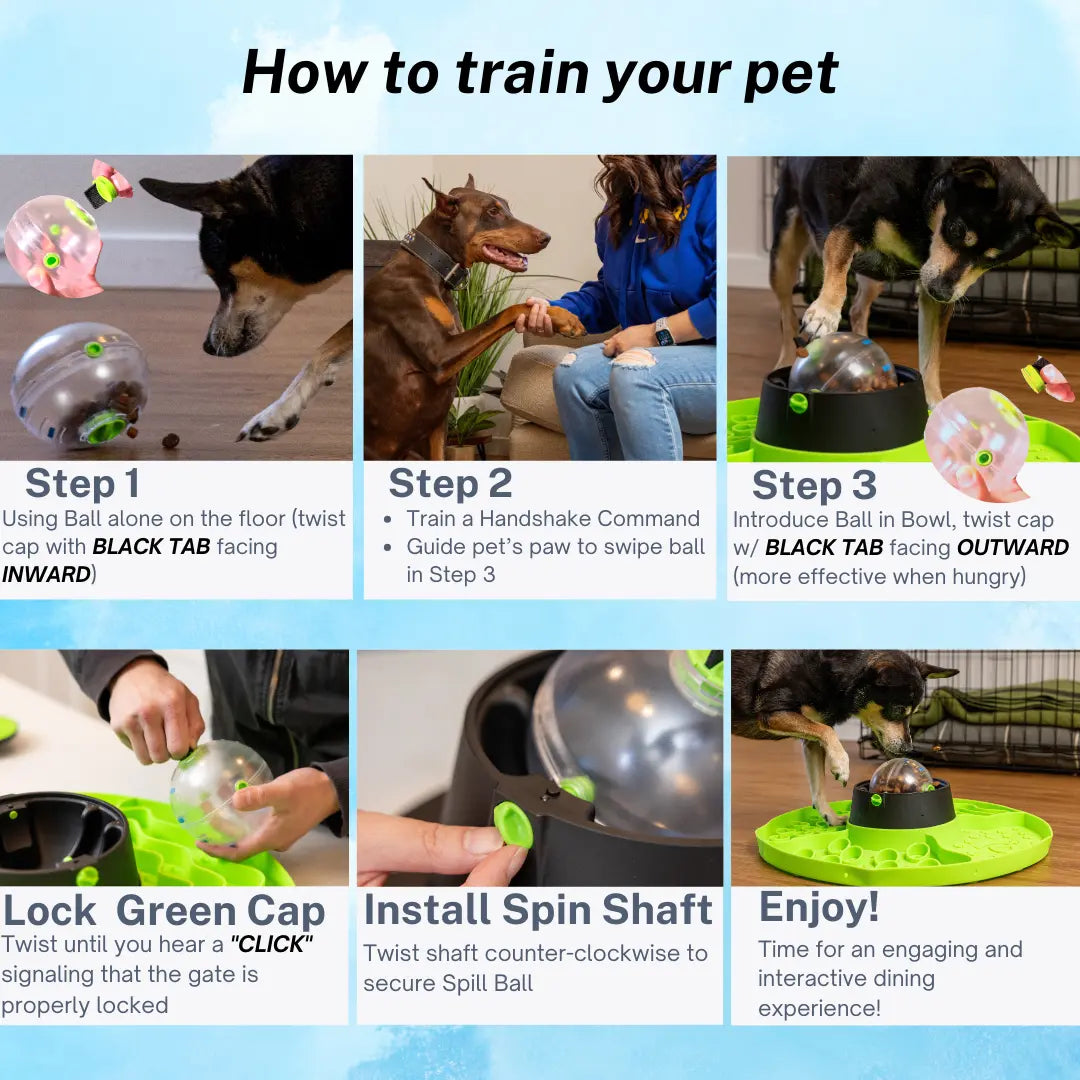 Multifunctional 8-in-1 Interactive Slow Feeder Snuffle Mat for Dogs and Cats
