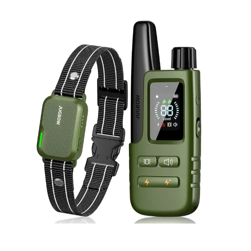 JUGBOW Remote Dog Training Collar - 4500FT Range, IPX8 Waterproof, 4 Training Modes, Rechargeable E-Collar for Behavior Correction