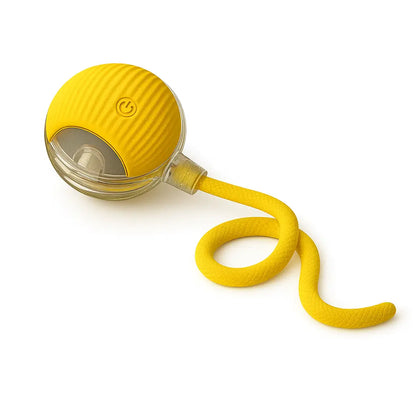 Mizusu Interactive Teaser Toy for Cats and Dogs with Dual Tails and Rolling Ball, Ideal for Kittens - Pet Supplies and Accessories