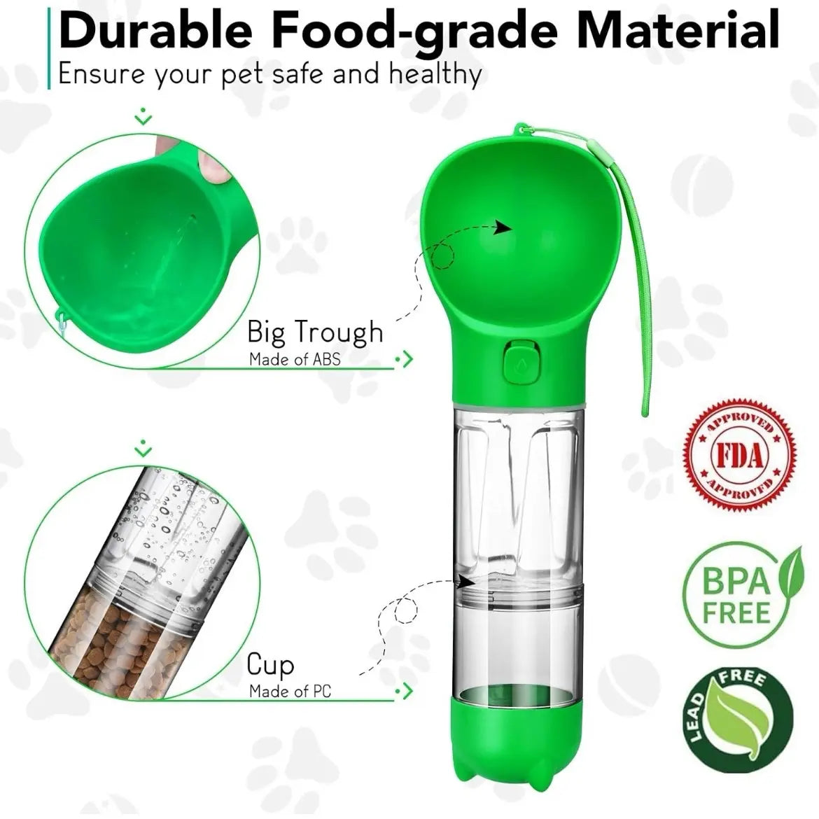 Multi-Functional Pet Water Bottle and Cat It Vision Smart Feeder
