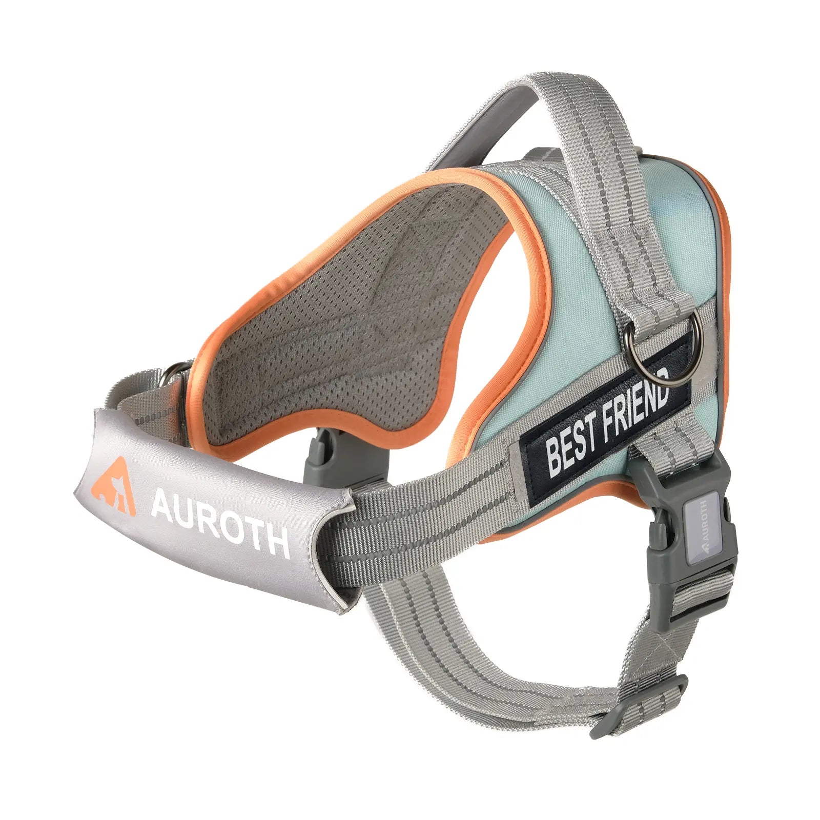 Auroth No-Pull Dog Harness with Safety Straps – Soft Padded Service Vest, Reflective and Adjustable, Easy On & Off – Perfect for Walking and Training, Suitable for Small, Medium, and Large Dogs
