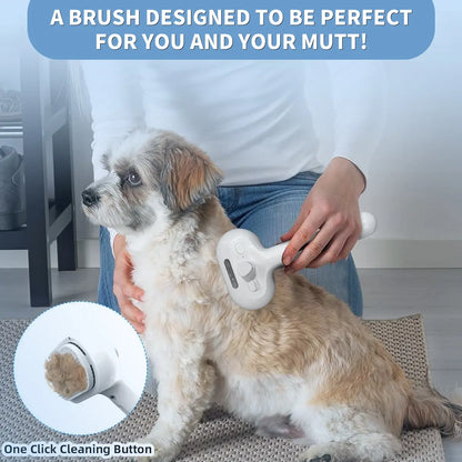 Catpick Pet Spray Hair Removal Comb with Odor Eliminating Feature, One-Button Operation for Cats and Dogs