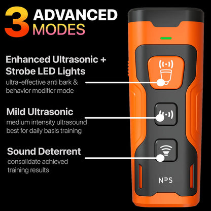 NPS 2025 Ultrasonic Dog Bark Deterrent Device - Effective Behavior Management Without Yelling or Physical Correction