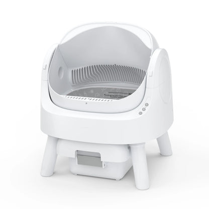 Petpivot Autoscooper 11 Open-Top Self-Cleaning Cat Litter Box with Odor-Free Waste Disposal and Included Trash Bags