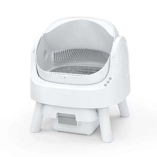 Petpivot Autoscooper 11 Open-Top Self-Cleaning Cat Litter Box with Odor-Free Waste Disposal and Included Trash Bags