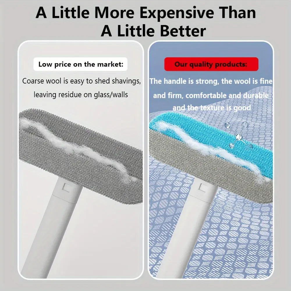 Enhanced Reusable Pet Hair Removal Brush with Extended Handle – Versatile Lint Cleaner for Dog and Cat Fur on Furniture, Bedding, Clothing, and Vehicle Interiors