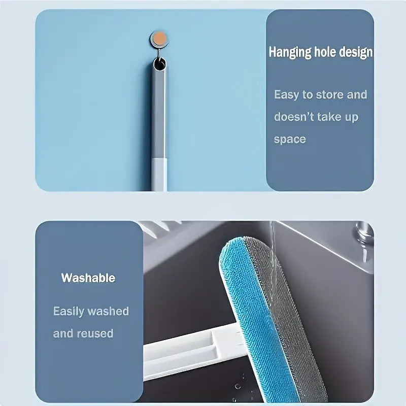 Enhanced Reusable Pet Hair Removal Brush with Extended Handle – Versatile Lint Cleaner for Dog and Cat Fur on Furniture, Bedding, Clothing, and Vehicle Interiors