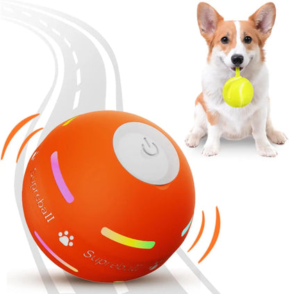 Interactive Motion-Activated Dog Ball - Durable USB Rechargeable Toy for Small, Medium, and Large Dogs