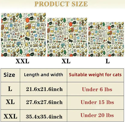 Supetspaw Reusable Cat Grooming Wrap – Washable Self-Adhesive Anti-Scratch Restraint for Stress-Free Nail Clipping, Face Cleaning, Medication, and Multifunctional Care | Ideal for Makeup or Camera Travel Storage