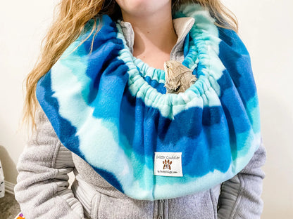 Duke's Digs XL Critter Cuddler: Premium Handmade Animal Carrier and Bonding Sling for Small to Medium Pets, Machine Washable and Dryer Safe