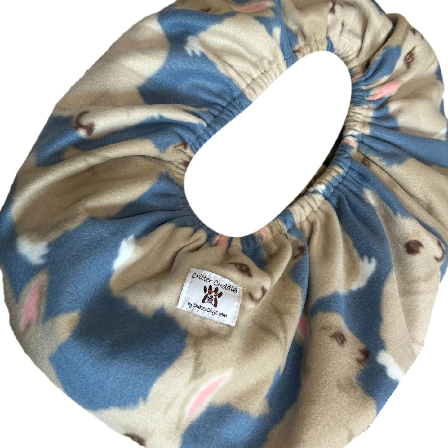 Duke's Digs XL Critter Cuddler: Premium Handmade Animal Carrier and Bonding Sling for Small to Medium Pets, Machine Washable and Dryer Safe